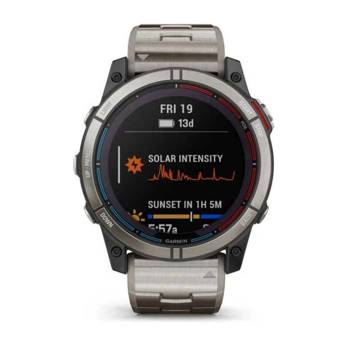 Garmin Quatix 7–Standard Edition Tide Changes and Anchor Drag Alerts Waypoint Marking Marine GPS Smartwatch - 010-02541-60