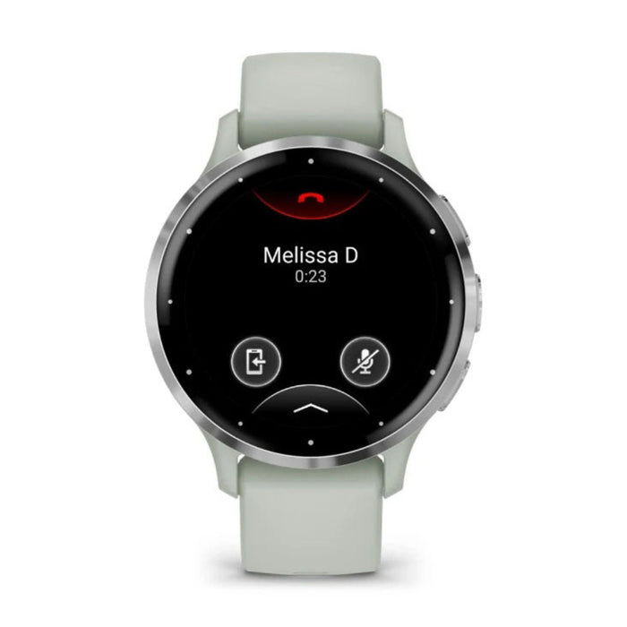 Garmin Venu 3S Sage Gray AMOLED Display Advanced Health and Fitness Features Up to 10 Days of Battery GPS Smartwatch - 010-02785-01