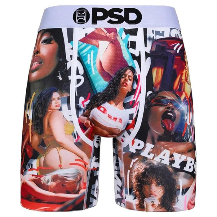 PSD Men's Multicolor Playboy Current Mood Boxer Briefs Underwear - 124180067-MUL