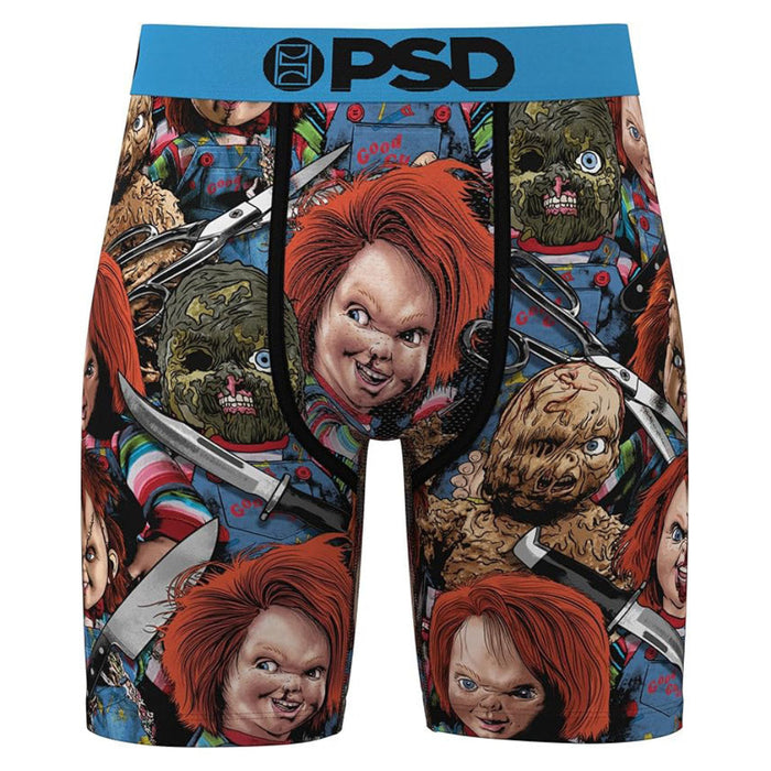 PSD Men's Multicolor Chucky Clones Boxer Briefs Extra Large Underwear - 425180157-MUL-XL