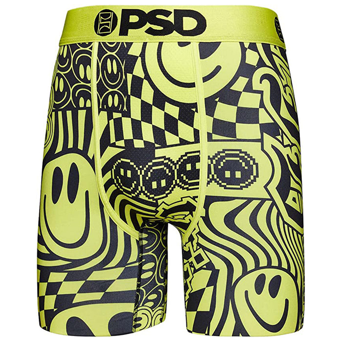 PSD Men's Yellow Neon Smiles Boxer Briefs Extra Large Underwear - 123180096-YEL-XL