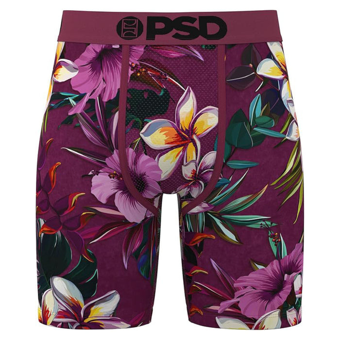 PSD Men's Multicolor Plumeria Boxer Briefs XX-Large Underwear - 425180042-MUL-XXL
