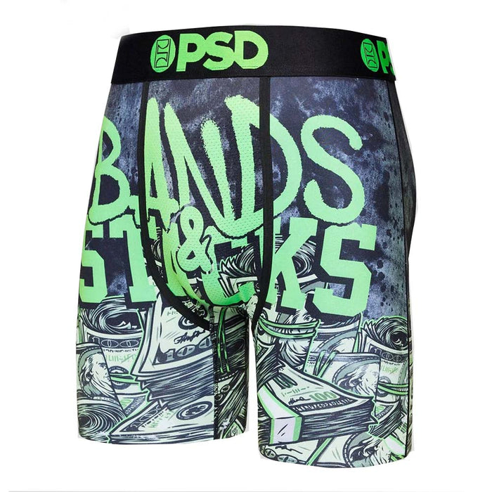 PSD Men's Multicolor Bands & Stacks Boxer Briefs Extra Large Underwear - 322180076-MUL-XL