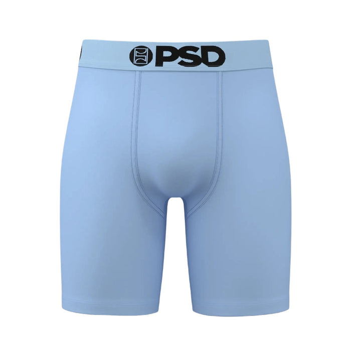 PSD Men's Light Blue Solid Cotton Boxer Briefs Extra Large Underwear - 125180002-LTB-XL