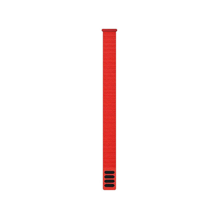 Garmin Unisex Flame Red Ultrafit Nylon Strap 22 mm Watch Band - 010-13306-12
