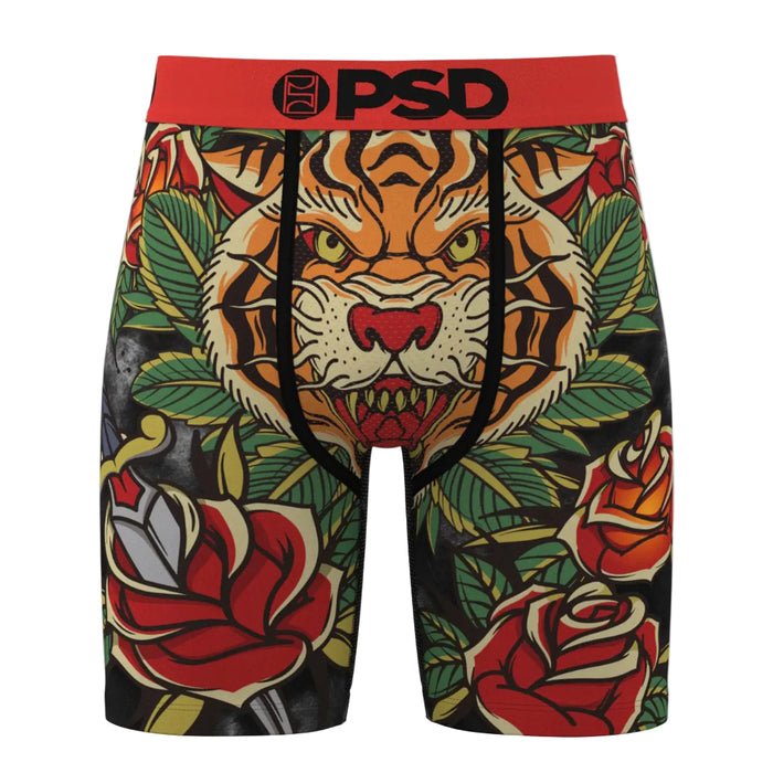 PSD Men's Multicolor Tiger Strength Boxer Briefs Extra Large Underwear - 425180070-MUL-XL
