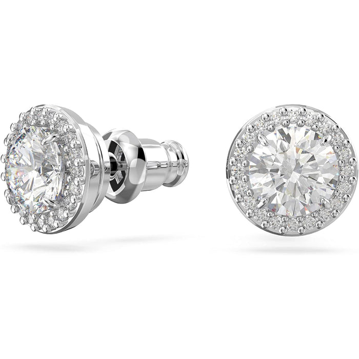 Swarovski Women's White Swarovski Crystals on a Rhodium Finish Setting Crystal Jewelry Collection Constella Stud Earrings - 5636269