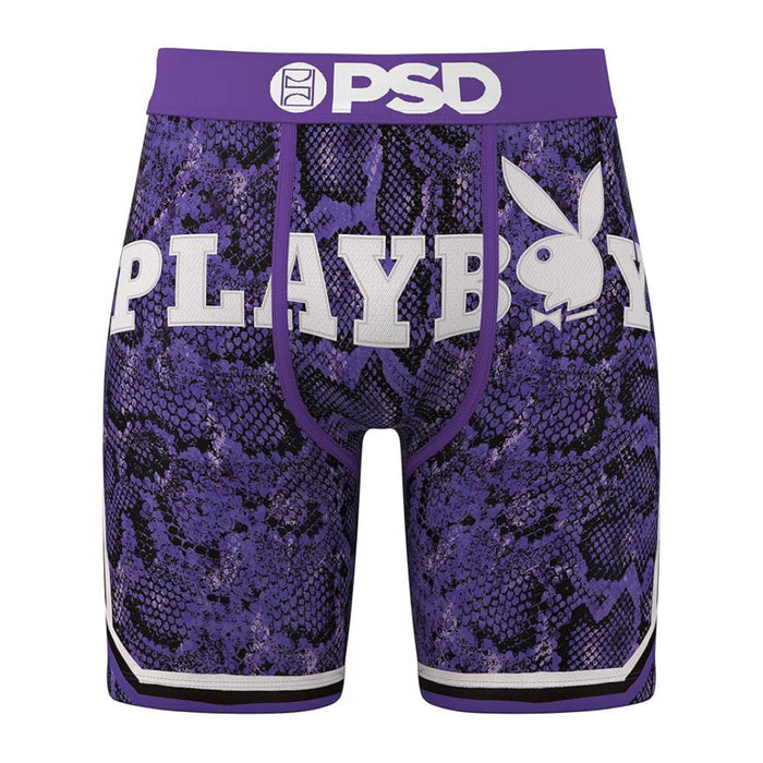PSD Men's Multicolor Playboy Skins 7 Inch Inseam Moisture-Wicking 4-Way Stretch Boxer Brief Large Underwear - 424180008-MUL-L