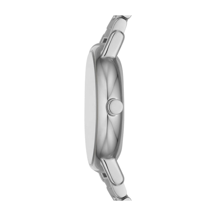 Skagen Signatur Lille Women's Silver Dial Silver Stainless Steel Band Analog Quartz Two-Hand Silver Watch - SKW3123