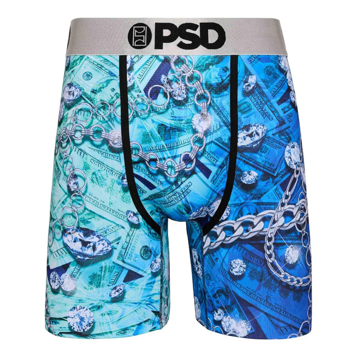 PSD Men's Multicolor Icey Small Boxer Briefs Underwear - 12418008-MUL-S