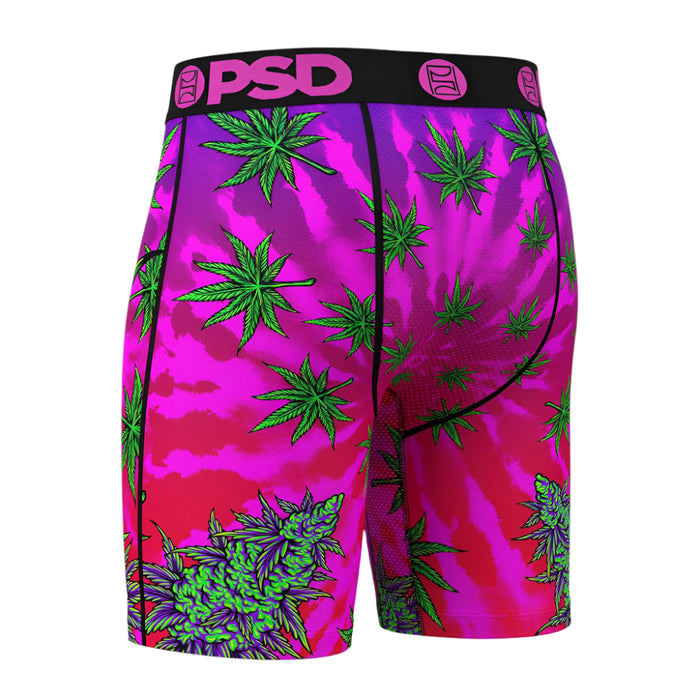 PSD Men's Multicolor Weed Budz Boxer Briefs Small Underwear - 424180091-MUL-S