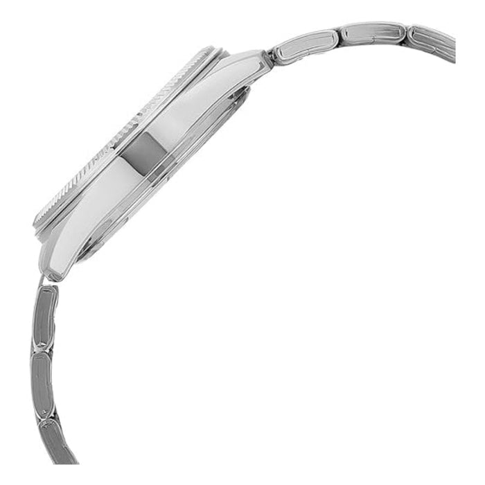 Casio Men's Beige Dial Silver Stainless Steel Band Analog Quartz Watch - MTP-1302DD-9AVDF