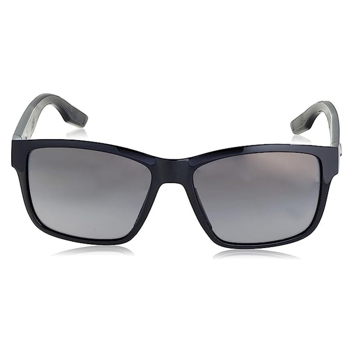 Costa Del Mar Men's Black Frame Gray Gradient Mirror Lens Polarized Paunch Square Sunglasses - 06S9049-904908-57