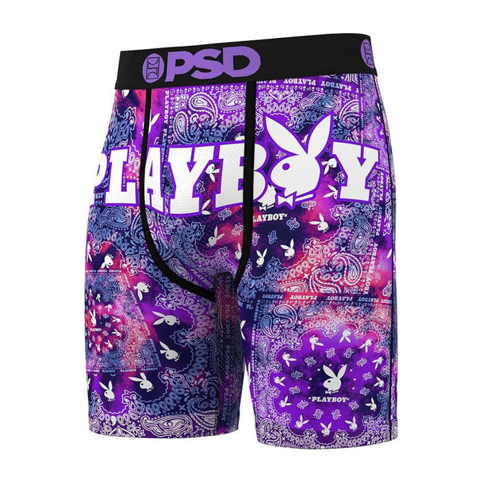 PSD Men's Multicolor Playboy Fresh 3-Pack Boxer Briefs Large Underwear - 125180130-MUL-L