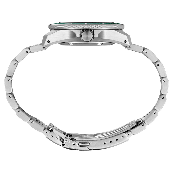 Seiko Prospex Sea Men's Green Dial Silver Stainless Steel Band Analog Automatic Watch - SRPL53