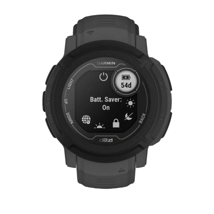 Garmin Instinct 2 dezl Edition Black Easy Break Planning Compatible with Dezl OTR Navigator Rugged Trucking Smartwatch - 010-02626-70
