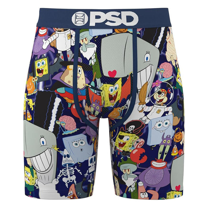 PSD Men's Multicolor Spongeboo Boxer Briefs Small Underwear - 325180104-MUL-S