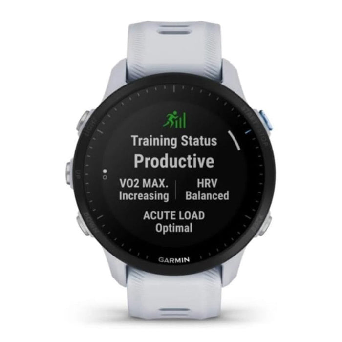 Garmin Forerunner 955 Whitestone Tailored to Triathlete, Long-Lasting Battery GPS Running Smartwatch -  010-02638-11