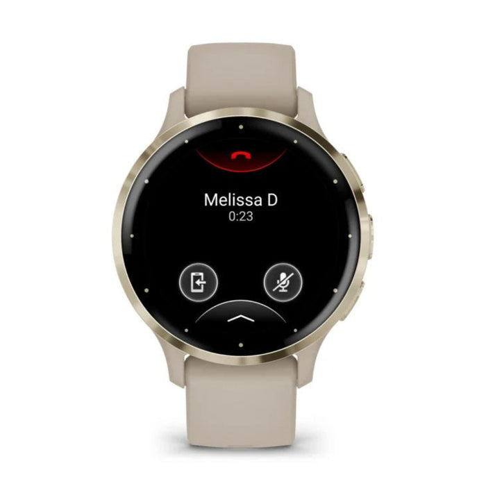 Garmin Venu 3S French Gray AMOLED Display Advanced Health and Fitness Features Up to 10 Days of Battery GPS Smartwatch - 010-02785-02