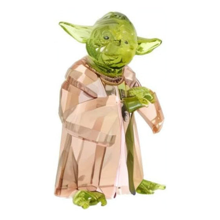 Swarovski Unisex Green And Brown Crystals Star Wars Master Yoda Crystal Figurine - 5755884