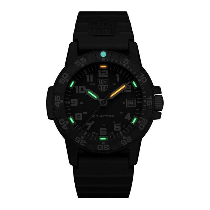 Luminox Men's Black Dial Black Silicone Band Automatic Quartz Analog Watch - XS.0301.L-A