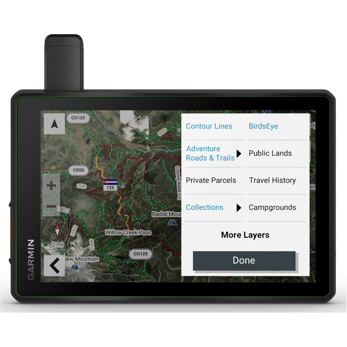 Garmin Tread SxS Unisex Black Ulltrabright Display Preloaded Topography Group Ride Radio inReach Technology GPS Navigator - 010-02507-00