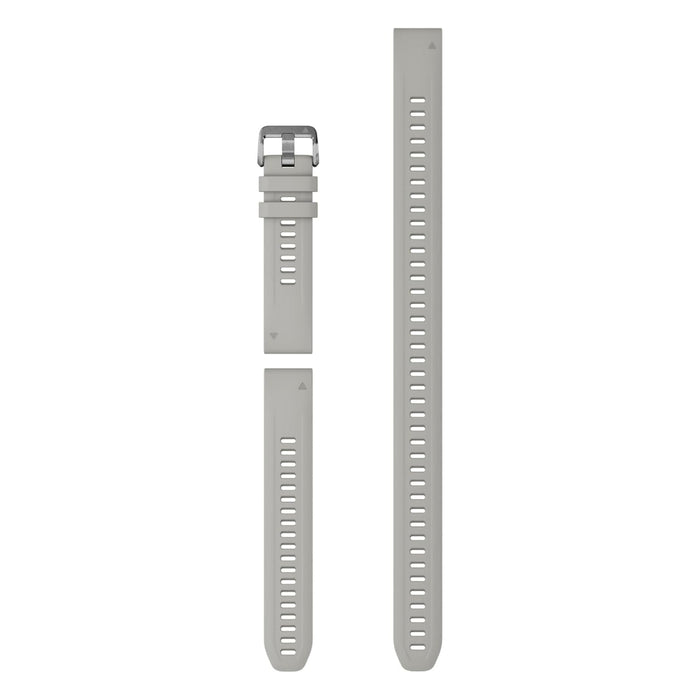 Garmin Unisex Fog Gray Silicone 20MM QuickFit Watch Band - 010-13358-00