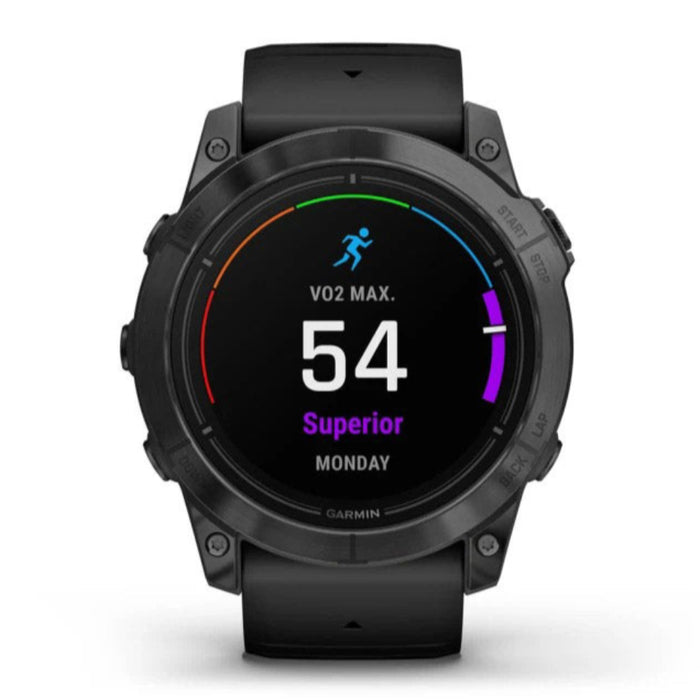 Garmin epix Pro (Gen 2) 51mm Black Advanced Training Technology Built-in Flashlight High Performance Smartwatch - 010-02804-20