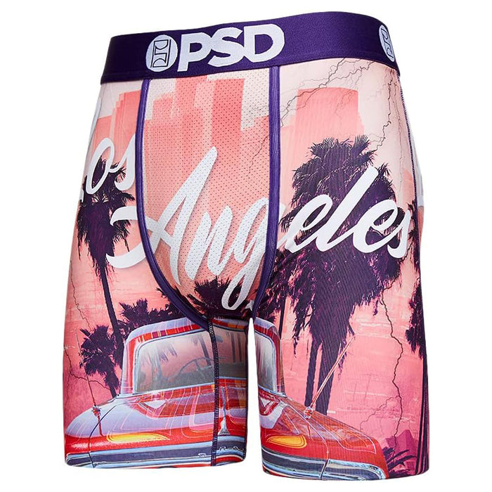 PSD Men's Purple Los Angeles Low Boxer Briefs Underwear - 22011022-PUR