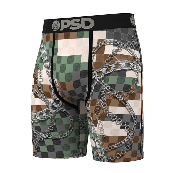 PSD Men's Multicolor Army Boxer Briefs Medium Underwear - 324180048-MUL-M