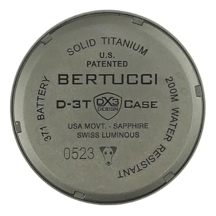 Bertucci Women's Black Dial Green Foliage Tridura Band Analog Quartz Watch - 17022