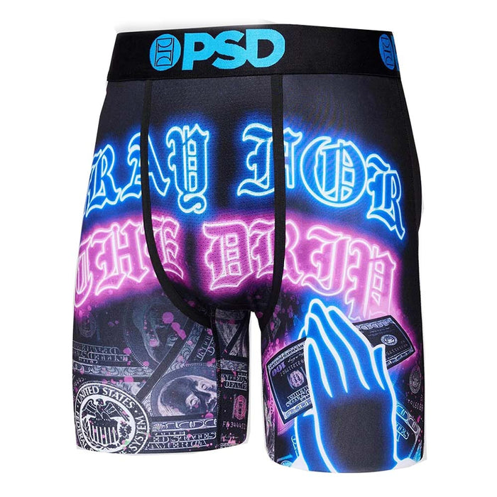 PSD Men's Multicolor Pray For The Drip Boxer Briefs Extra Large Underwear - 322180075-MUL-XL