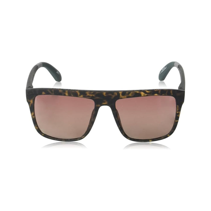 TOMS Women's Matte Blonde Tortoise Frame Violet Brown Gradient Lens Jett Square Sunglasses - 10020981