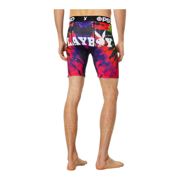 PSD Men's Multicolor Playboy Psych Dye Boxer Briefs Small Underwear - 123180004-MUL-S