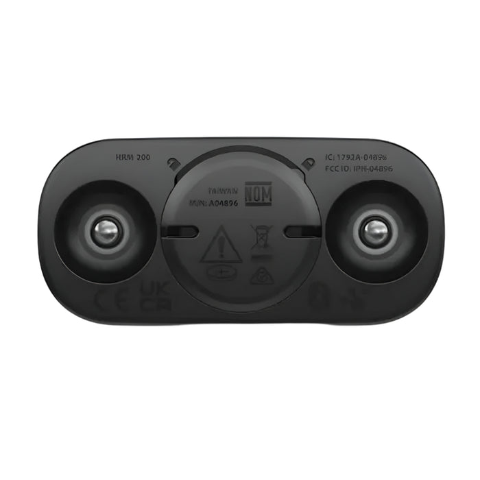 Garmin HRM 200 Heart Rate Monitor Black Accurate Heart Rate And HRV Data Comfortable Machine Washable Strap - 010-13388-00