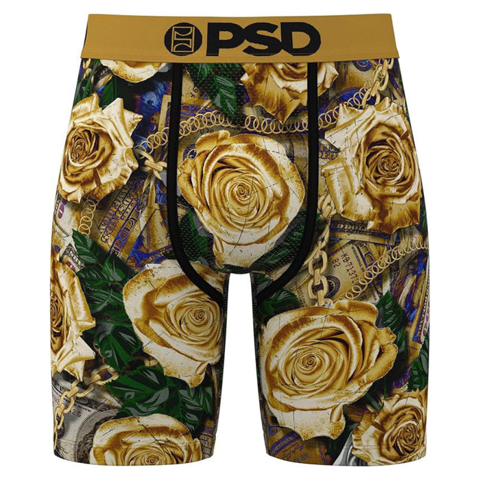 PSD Men's Multicolor Golden Petals Boxer Briefs Medium Underwear - 425180040-MUL-M