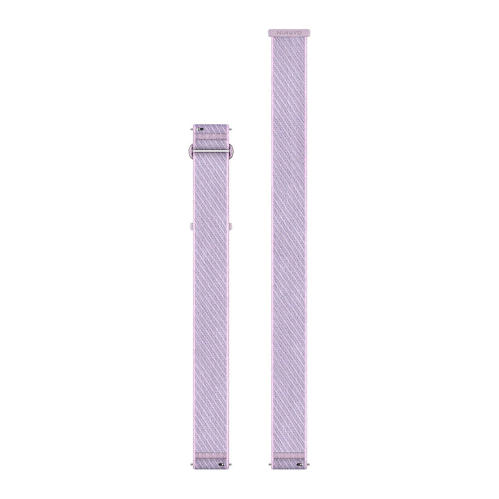 Garmin Unisex Light Purple/Pink Meringue 18 MM ComfortFit Fabric Quick Release Watch Band - 010-14400-01