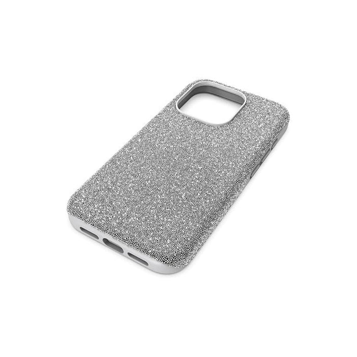 Swarovski Part of the High Collection Unisex Silver-Tone Crystals High Smartphone Apple iPhone 15 Pro Case - 5680864