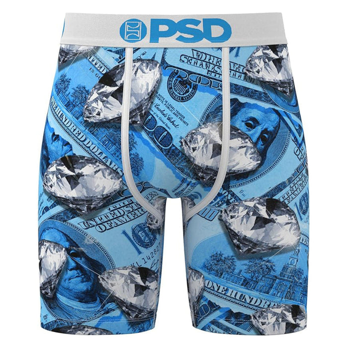 PSD Men's Multicolor Blue Fortune Boxer Briefs Medium Underwear - 425180029-MUL-M