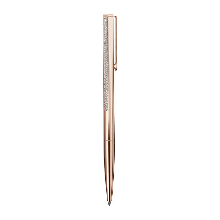 Swarovski Black Ink in Rose Gold-Tone Finish with Clear Crystals Shimmer Ballpoint Pen - 5678182