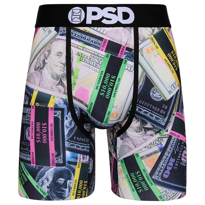 PSD Men's Multicolor Neon Bands Boxer Briefs Underwear - 124180005-MUL