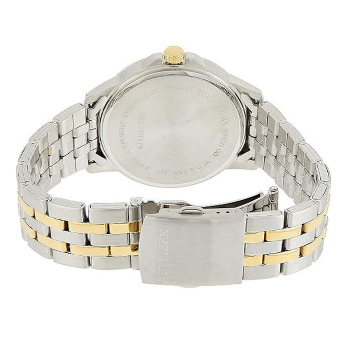 Citizen Men's Silver Dial Multicolor Stainless Steel Band Analog Quartz Sports Watch - BF2018-52A