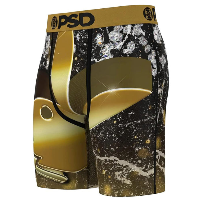PSD Men's Multicolor Solid Gold Boxer Briefs Extra Large Underwear - 224180101-MUL-XL