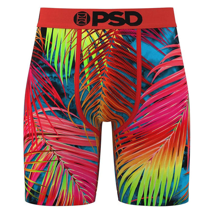 PSD Men's Multicolor Mystic Palms Boxer Briefs Large Underwear - 425180039-MUL-L