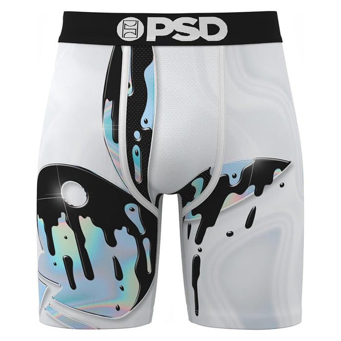 PSD Men's Multicolor Playboy Slick Boxer Briefs Extra Large Underwear - 425180014-MUL-XL