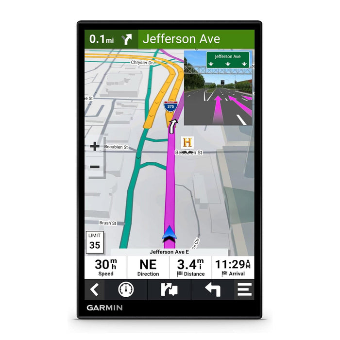 Garmin DriveSmart 86 Unisex Black Bright Crisp High-Resolution Maps And Garmin Voice Assist 8-Inch Car GPS Navigator - 010-02471-00