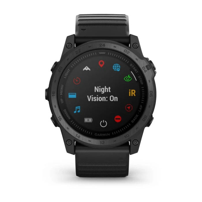 Garmin tactix 7 Standard Edition Silicone Band Ruggedly Built Premium Tactical GPS Smart Watch - 010-02704-00