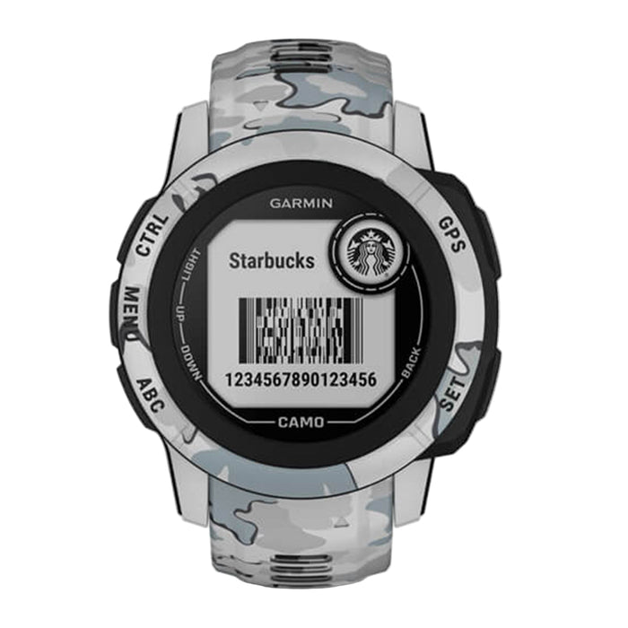 Garmin Instinct 2S Unisex Mist Camo Edition Silicone Band GPS Built For All Elements Multi-GNSS Support Smartwatch - 010-02563-13