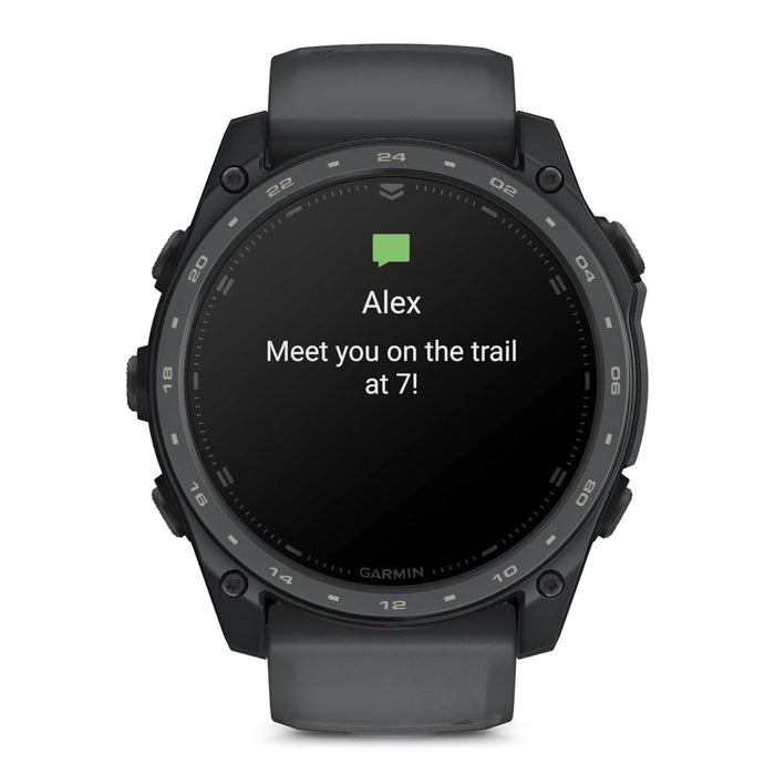 Garmin Tactix® 8 – 51MM Cerakote Unisex Slate Gray Premium Cerakote Coating AMOLED Display Applied Ballistics® Solver Premium Tactical GPS Smartwatch - 010-04553-00