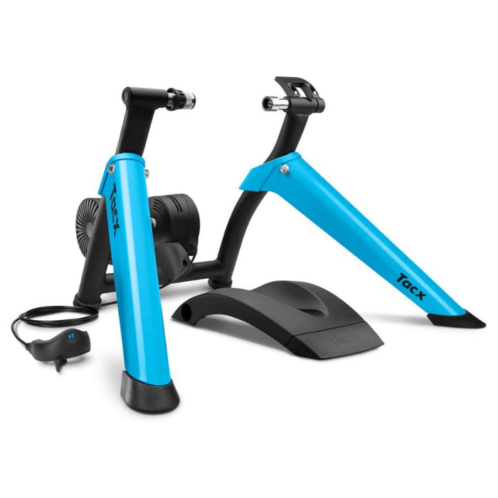 Garmin Unisex Black/Blue Indoor Bike Trainer With Magnetic Brake Speed Sensor Included To Track and Train With Your Favorite Apps TacX Boost Trainer Bundle - 010-02419-02